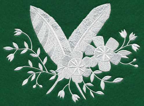 Whitework Feather Bouquet - Image 3