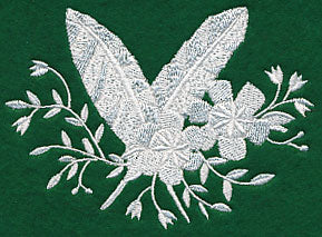 Whitework Feather Bouquet - Image 4