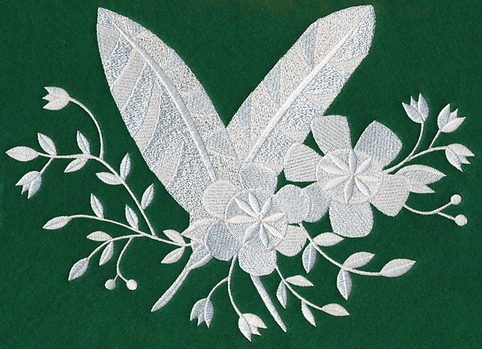 Whitework Feather Bouquet - Image 5