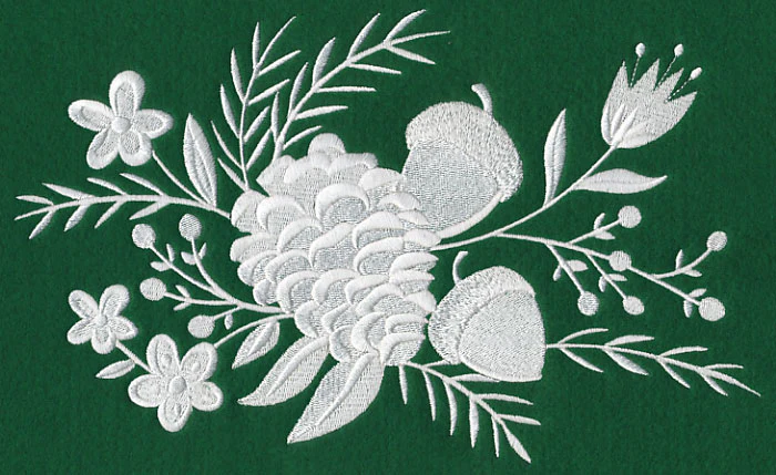 Whitework Pinecone Bouquet - Image 2