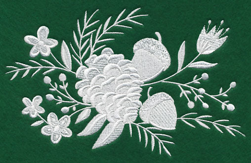 Whitework Pinecone Bouquet - Image 4