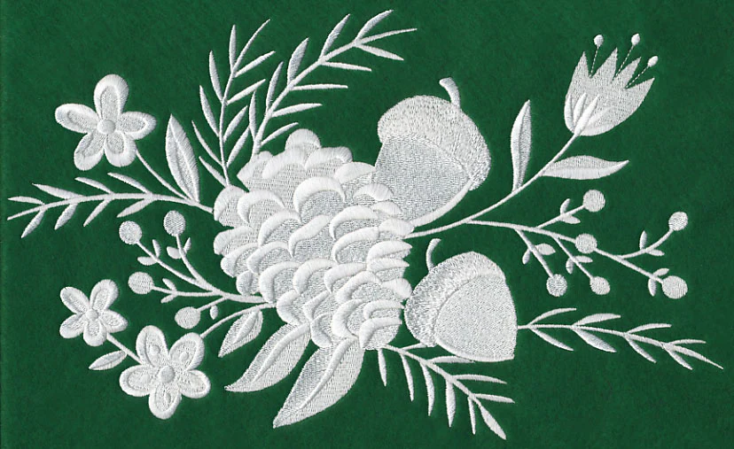 Whitework Pinecone Bouquet - Image 6