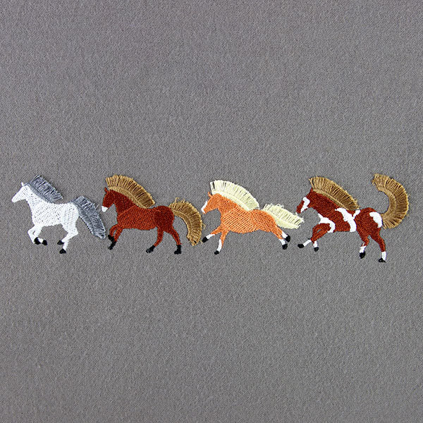 Wild and Free Horses Border (Fringe) - Image 3