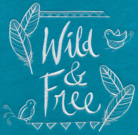 Wild and Free (Whitework) - Image 6
