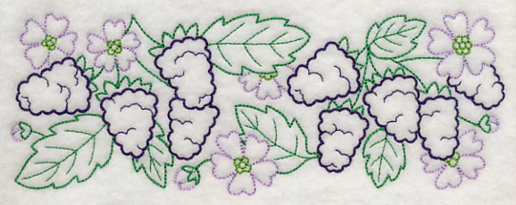 Wild Blackberry Border (Vintage) - Image 3