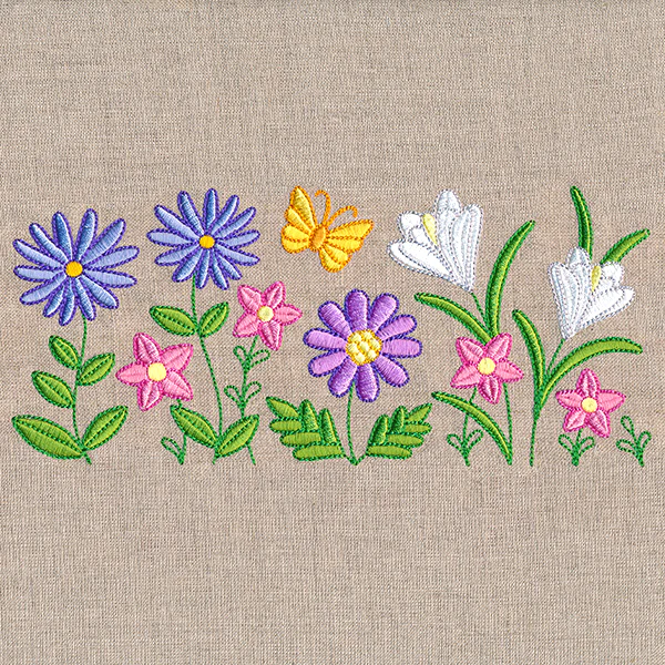 Wild Blooms Border - Short - Image 2