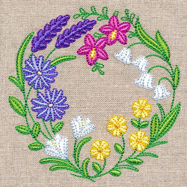 Wild Blooms Wreath - Image 5