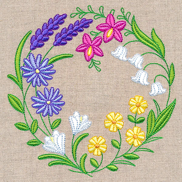Wild Blooms Wreath - Image 7