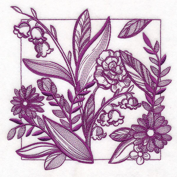 Wild Garden Beauty Square 1 - Image 2