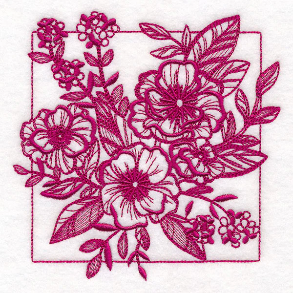 Wild Garden Beauty Square 2 - Image 4