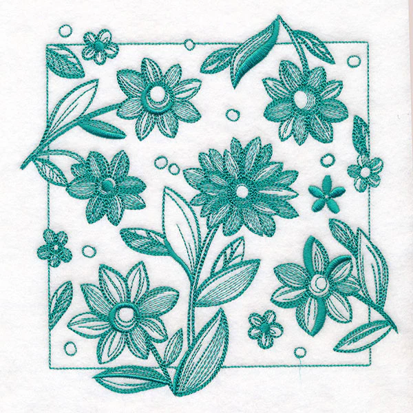 Wild Garden Beauty Square 4 - Image 2