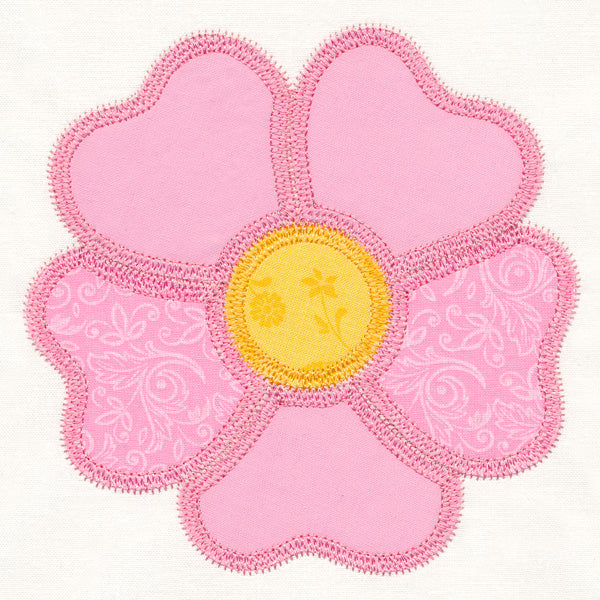 Wild Rose Quilt Block (In-the-Hoop) - Image 2