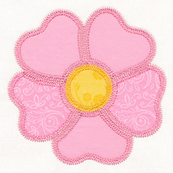 Wild Rose Quilt Block (In-the-Hoop) - Image 3