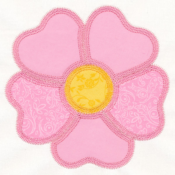 Wild Rose Quilt Block (In-the-Hoop) - Image 6