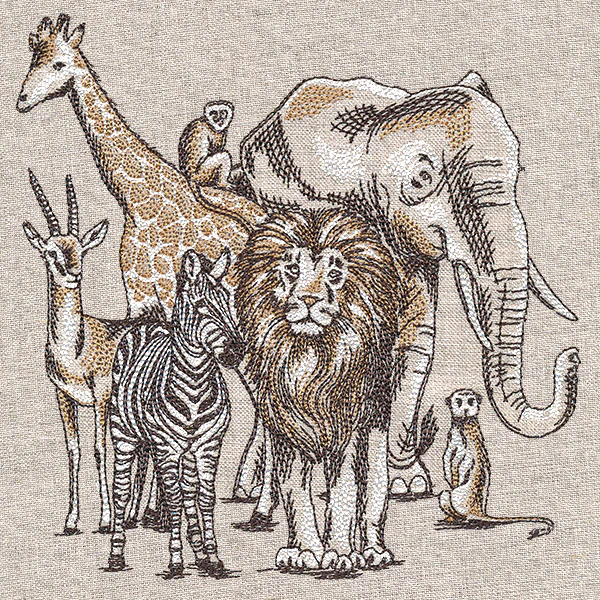 Wild Safari Animal Medley - Image 7