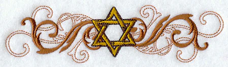 Wild Side Happy Hanukkah - Star of David Border - Image 2