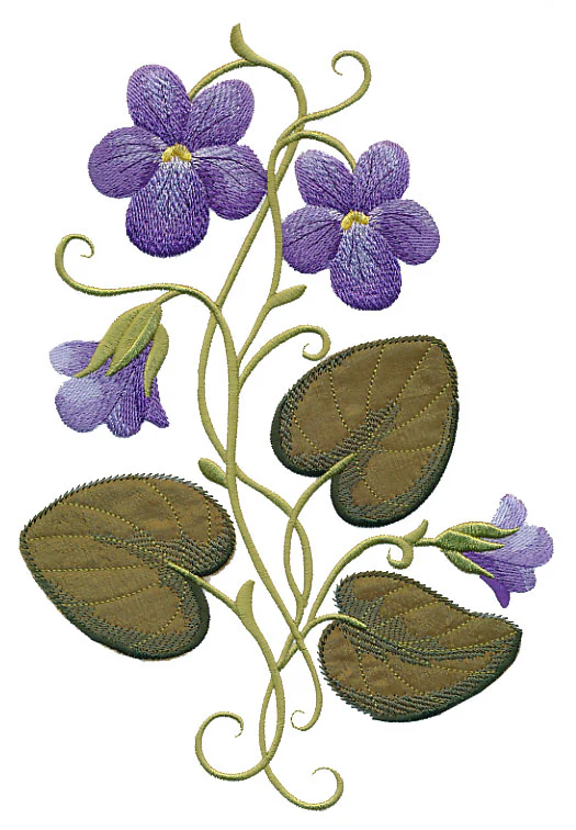 Wild Violets (Luxury Applique) - Image 5