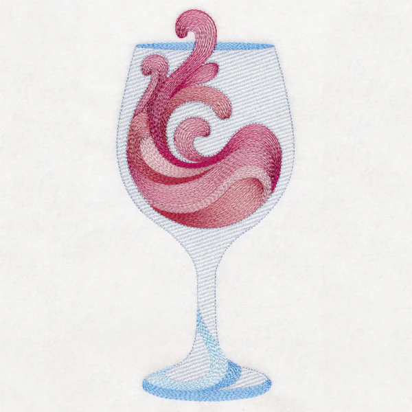 Wild Wave Wine Glass - Image 2