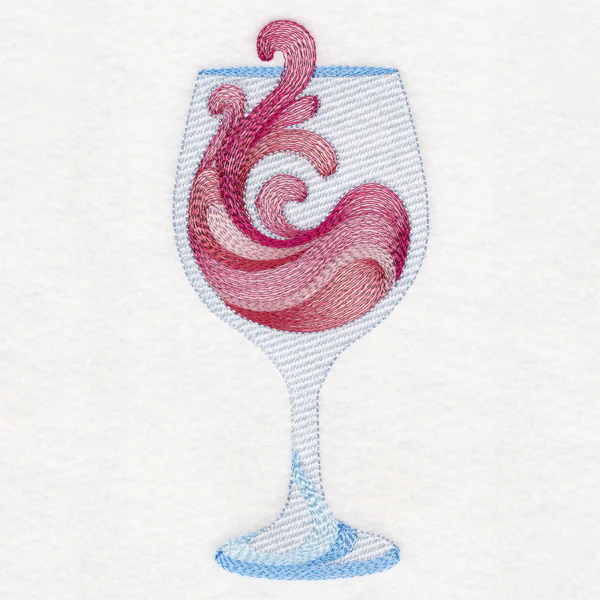 Wild Wave Wine Glass - Image 4