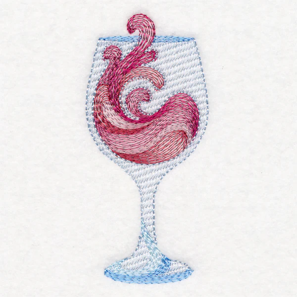 Wild Wave Wine Glass - Image 5
