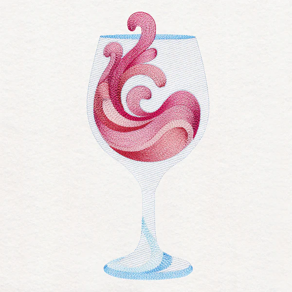 Wild Wave Wine Glass - Image 6