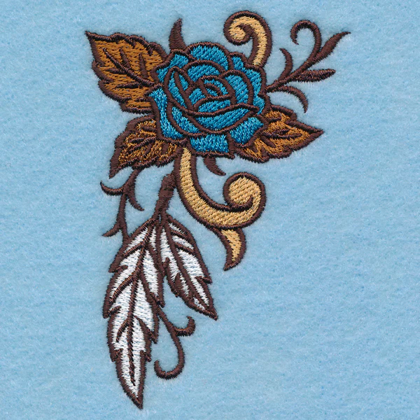 Wild West Blooms and Feathers Spray - Image 3