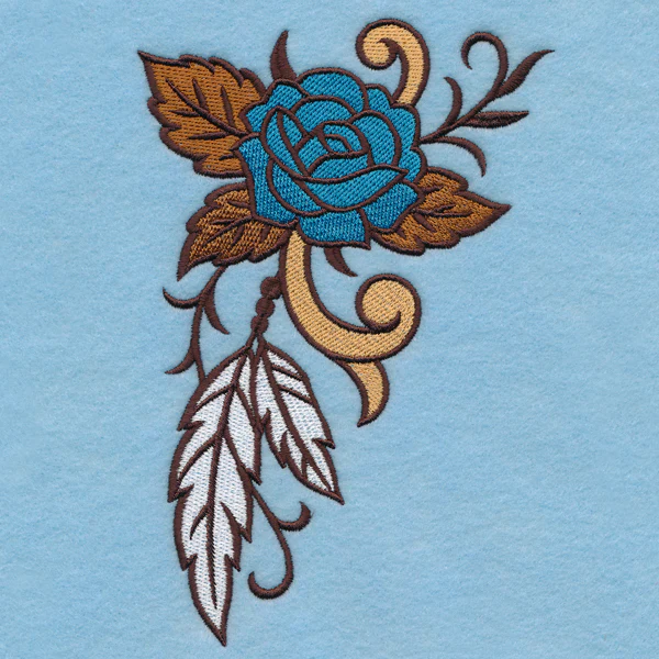Wild West Blooms and Feathers Spray - Image 4