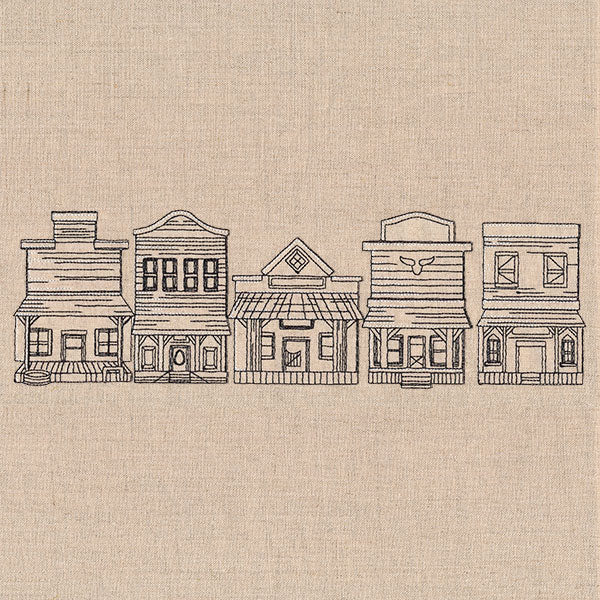 Wild West Town Border