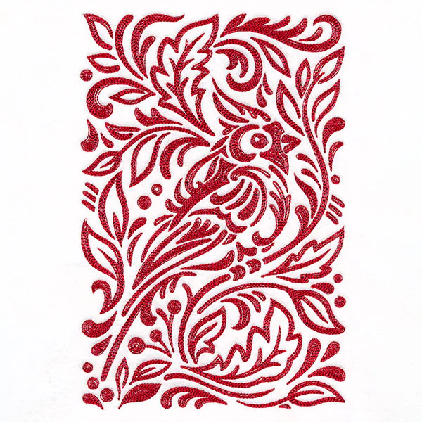 Wild Woodcuts - Christmas Cardinal - Image 3