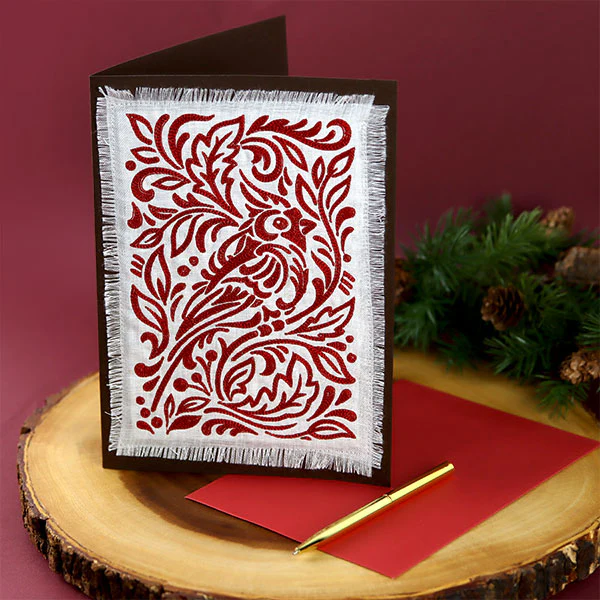Wild Woodcuts - Christmas Cardinal - Image 4