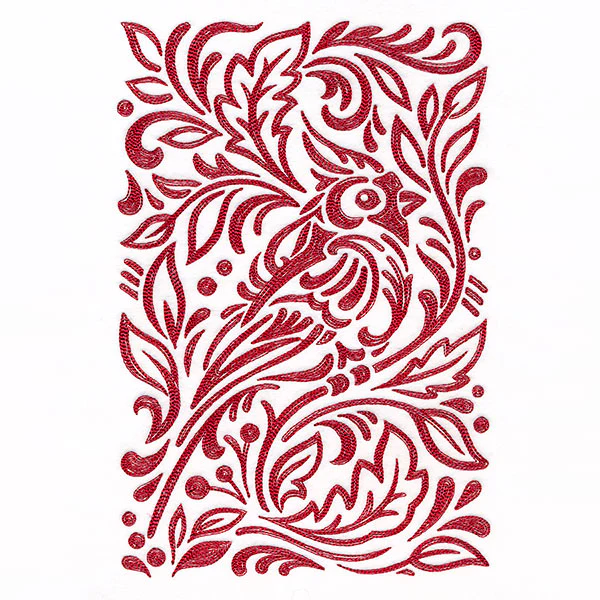 Wild Woodcuts - Christmas Cardinal - Image 9