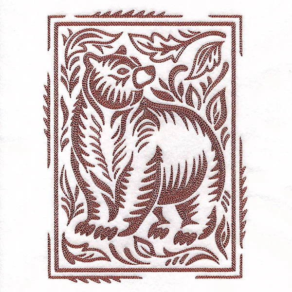 Wild Woodcuts - Fall Bear - Image 3