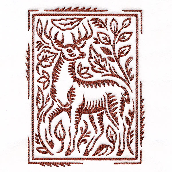 Wild Woodcuts - Fall Deer - Image 5