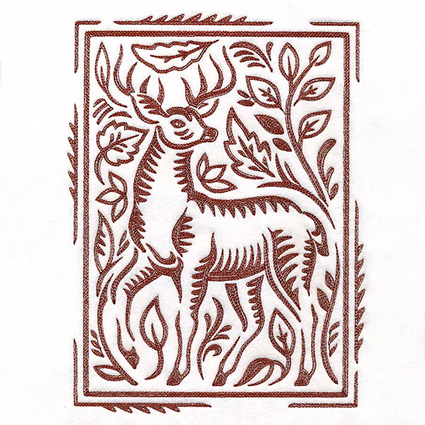 Wild Woodcuts - Fall Deer - Image 7