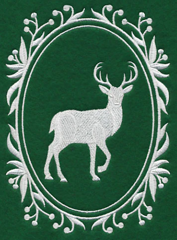 Wild Woodland Whitework Cameo - Deer - Image 3