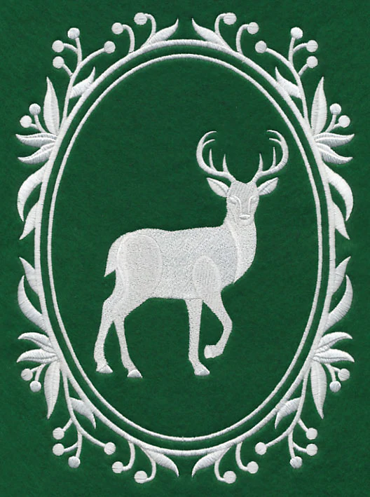 Wild Woodland Whitework Cameo - Deer - Image 4