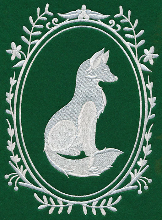 Wild Woodland Whitework Cameo - Fox - Image 7
