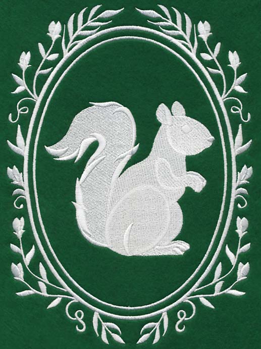 Wild Woodland Whitework Cameo - Squirrel - Image 4