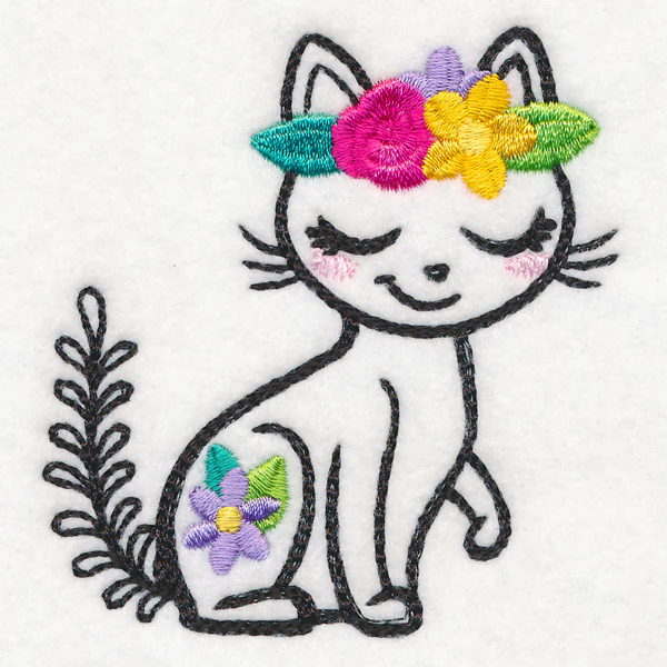 Wildflower Friends - Cat - Image 3