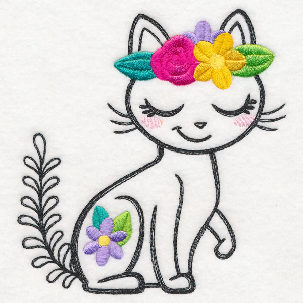 Wildflower Friends - Cat - Image 4