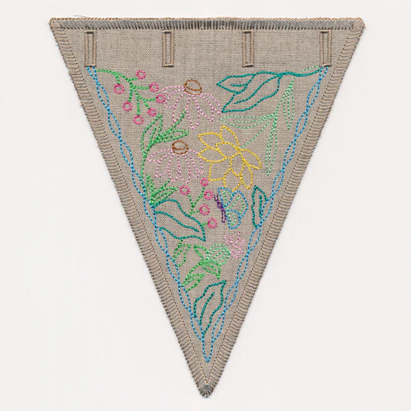 Wildflower Garden Bunting 3 (In-the-Hoop) - Image 4