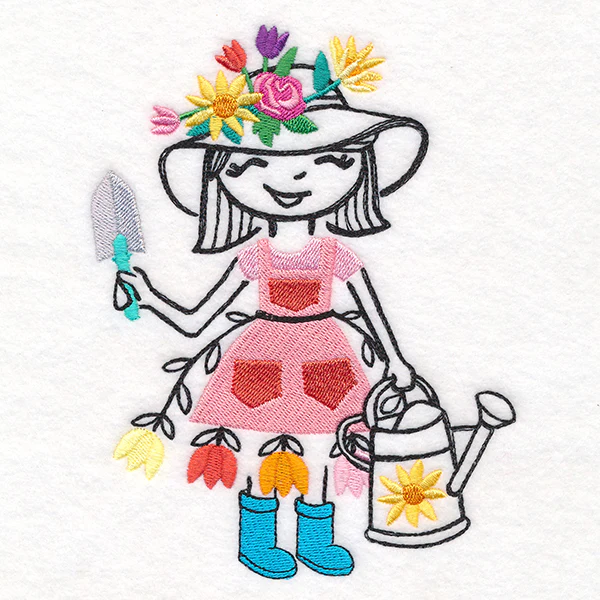Wildflower Garden Girl - Image 2