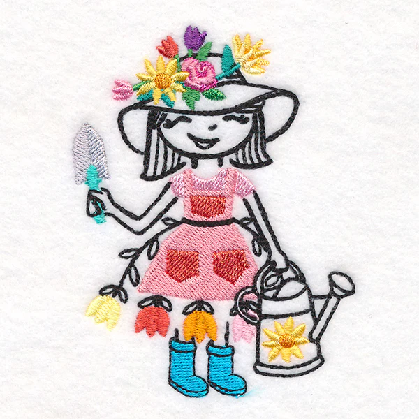 Wildflower Garden Girl - Image 3