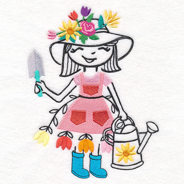 Wildflower Garden Girl - Image 4