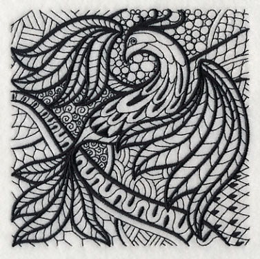 Winged Elegance (Blackwork) - Image 4