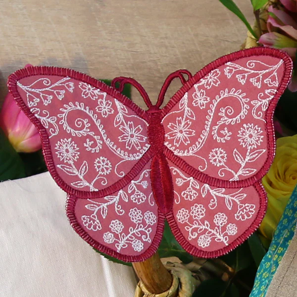 Winged Whimsy Butterfly (In-the-Hoop) - Image 9