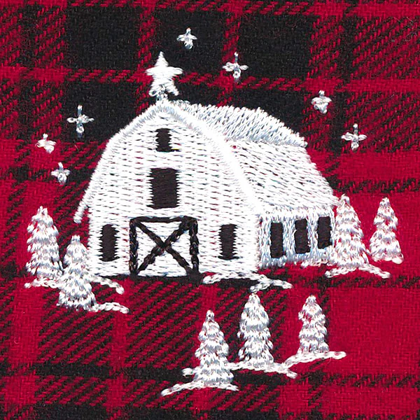 Winter Barn Jar Topper - Image 3