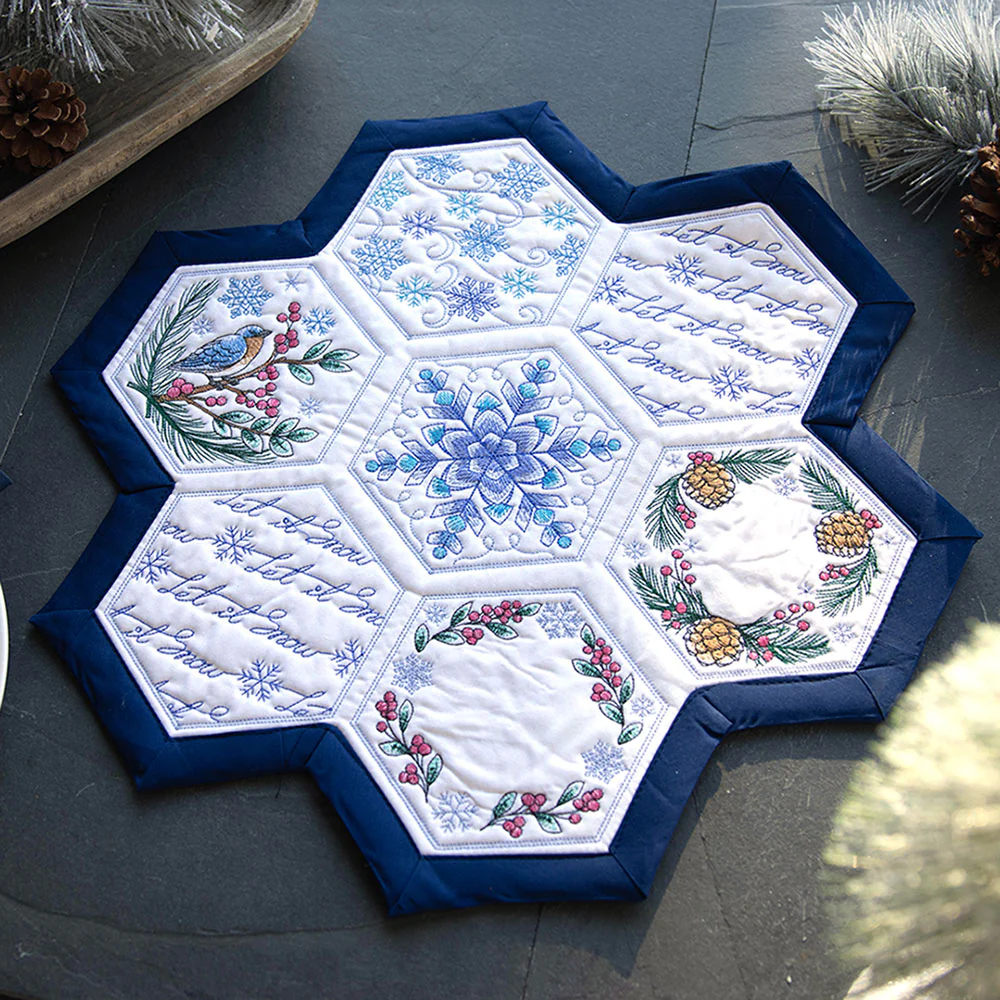 Winter Beauty Quilt Hexagon Design Pack - Image 6