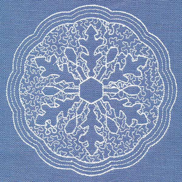 Winter Beauty Snowflake (Trapunto) - Image 7