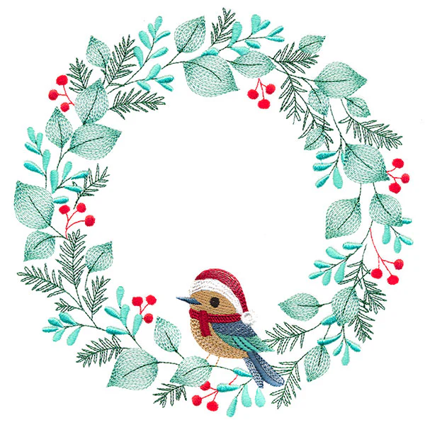 Winter Birdie in Botanicals